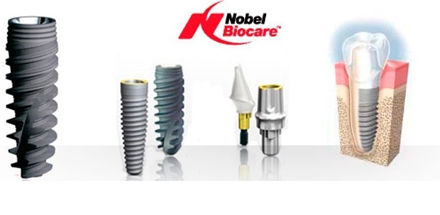 зубные импланты производства Nobel Biocare